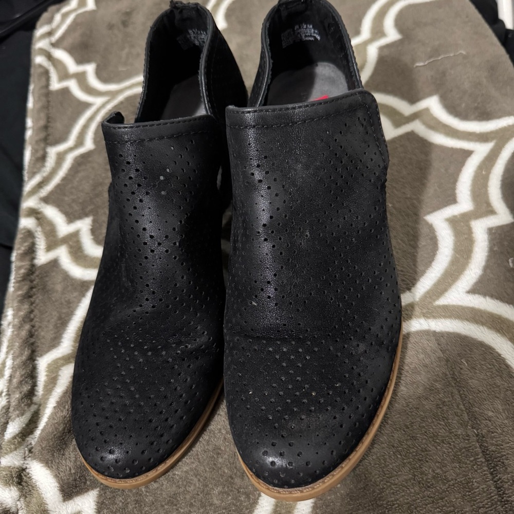 BareTraps Russo Black Perforated‎ Ankle Boots